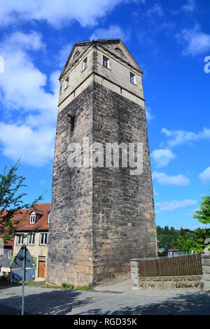 Kronach, Allemagne - voir dans la ville historique de Kronach, Bavière, région Haute-franconie, Allemagne Banque D'Images