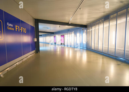 Copenhague, Danemark - circa 2014 SEPTEMBRE : à l'intérieur de l'aéroport de Copenhague Kastrup,. Banque D'Images