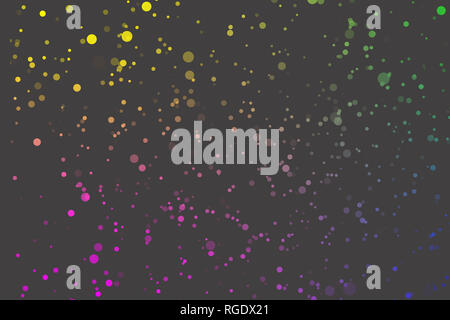 Confetti flicker color gradient gray background Banque D'Images