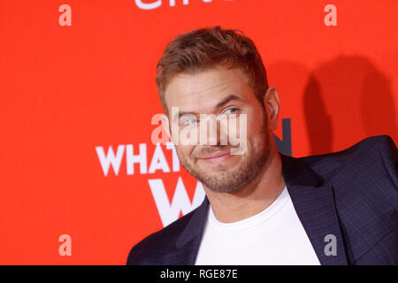 Hollywood, Californie, USA. 28 janvier, 2019. Kellan Lutz à Paramount Pictures' 'Ce que veulent les hommes' Premiere tenue au Regency Village Theatre de Westwood, CA, le 28 janvier 2019. Crédit photo : Joseph Martinez / PictureLux PictureLux / Crédit : Les Archives de Hollywood/Alamy Live News Banque D'Images