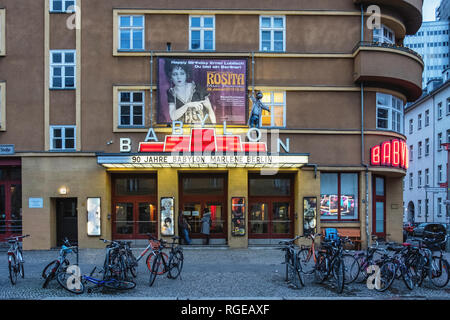 Mitte, Berlin, Allemagne. 29 janvier 2019. La Babylone l'Art et Essai est célébration de l'anniversaire du film germano-américain réalisateur Ernst Lubitsch (Janvier 29, 1892 - 30 novembre 1947) aujourd'hui avec une projection de son premier film américain 'Rosita' produit par la star du film, Mary Pickford. L'original 1923 film a été restauré par le Musée d'art Moderne de New York à l'aide de documents d'archives et de sa première au MOMA en 2018. Le film a reconstruit les titres et une performance en direct de la partition d'orchestre va accompagner le film. Credit : Eden Breitz/Alamy Live News Banque D'Images