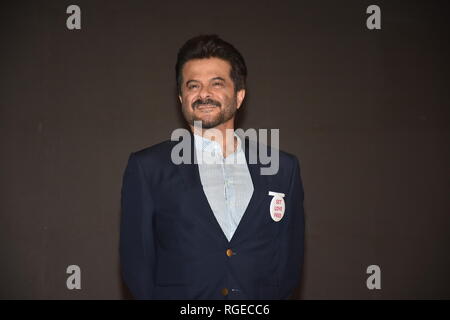 Mumbai, Inde. 28 janvier, 2019. Au cours de l'acteur Anil Kapoor vu trailer lancement de son prochain film 'Ek Ladki Ko Dekha Ho Aisa Laga' à l'hôtel JW Marriott, Juhu à Mumbai. Credit : SOPA/Alamy Images Limited Live News Banque D'Images