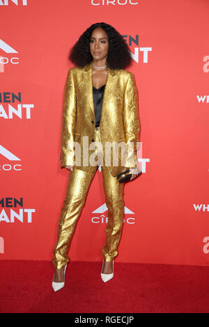 Westwood, ca. 28 janvier, 2019. Kelly Rowland au ce que veulent les hommes en première mondiale au Regency Village Theatre Le 28 janvier 2019 à Westwood, en Californie. Crédit : David Edwards/media/Alamy Punch Live News Banque D'Images