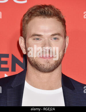 WESTWOOD, CA - le 28 janvier : Kellan Lutz arrive pour Paramount Pictures' 'Ce que veulent les hommes' Premiere tenue au Regency Village Theatre Le 28 janvier 2019 à Westwood, en Californie. Crédit : Jeffrey Mayer/Alamy Live News Banque D'Images