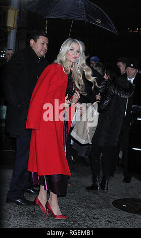 New York, NY, USA. 29 janvier, 2019. Christie Brinkley à construire ensemble le 29 janvier 2019 à New York. Credit : Rw/media/Alamy Punch Live News Banque D'Images