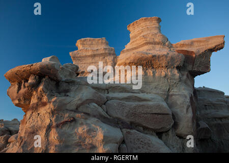 Bisti Badlands, San Juan County, Nouveau Mexique, USA Banque D'Images