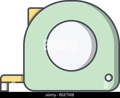 Ruban à mesurer l'icône vecteur vecteur icône de signe l'illustration de l'utilisation personnelle et commerciale... L'icône de la mode Look propre... Illustration de Vecteur