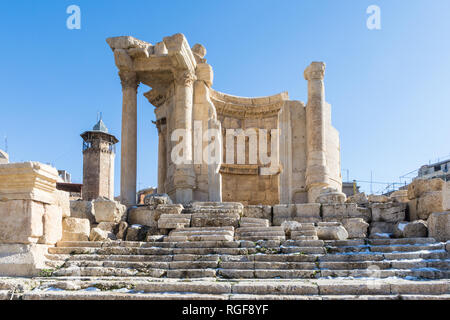 Temple de Vénus, Héliopolis vestiges romains, de Baalbek, au Liban Banque D'Images