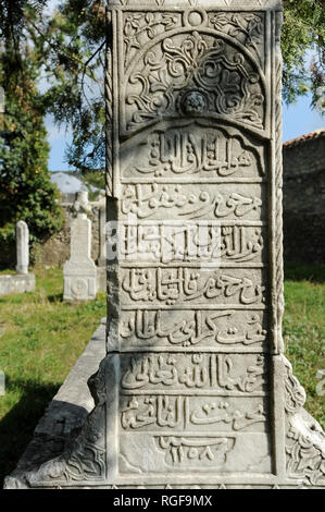 Site d'enfouissement 9 khans de Crimée et 45 membres de familles à Sumy khans Palace, ancienne capitale de le Khanat de Crimée, dans Bakhchysarai, Crimée Banque D'Images