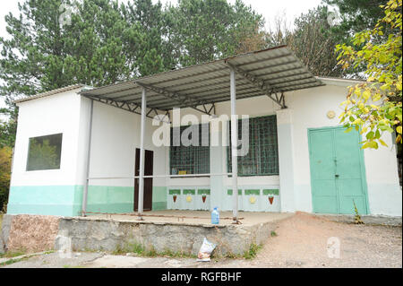 Turbaza sur Anharskyy Angarskyi Pereval (Pass) sur 752 m au-dessus du niveau de la mer, en Crimée, Ukraine. 3 octobre 2008 © Wojciech Strozyk / Alamy Stock Photo Banque D'Images