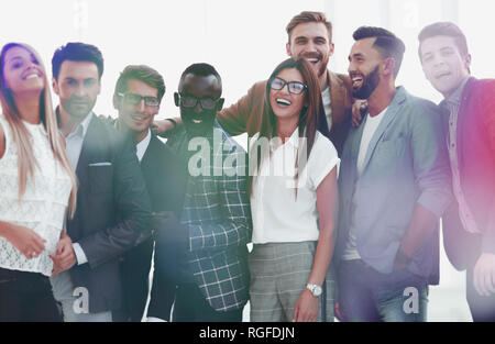 Portrait d'un groupe d'éminents spécialistes d'une entreprise prospère Banque D'Images