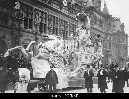 Paris, carnaval, 1911 Banque D'Images