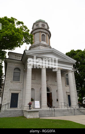 St George's Cathedral à Kingston en Ontario, Canada. Le lieu de culte anglican dates pour 1792. Banque D'Images