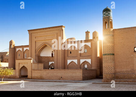 L'Ouzbékistan. Khiva. Ancien mur de la ville. Banque D'Images