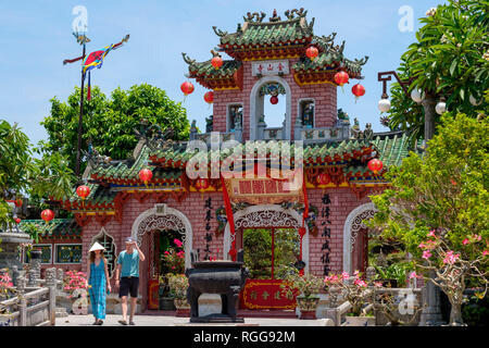 Fukienchinese de Phuc Kien Assembly Hall de congrégation chinoise de Fujian dans la vieille ville de Hoi An, Vietnam Banque D'Images