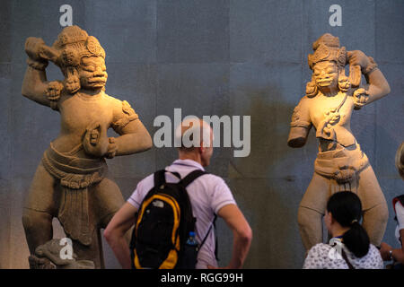 Musée de Sculpture Cham à Da nang, Vietnam, Asie Banque D'Images