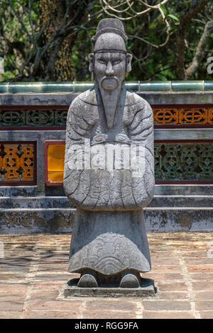 L'Empereur Tu Duc complexe funéraire à Hue, Vietnam, Asie Banque D'Images