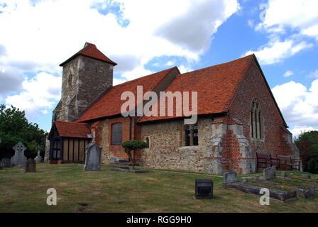 L'église St Andrews dans le village d'Ashingdon, Essex Banque D'Images