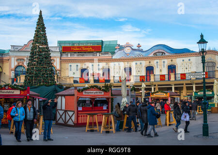 Louis Tussauds waxworks Museum de l'attractions Prater de Vienne Autriche Banque D'Images