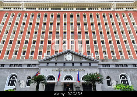 Palacio del Gobernador actuel bâtiment sur le site de l'ancienne résidence du gouverneur général au cours de l'ère coloniale espagnole jusqu'à sa destruction par la Banque D'Images