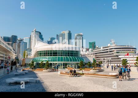 Canada Place, Coal Harbour, Vancouver, British Columbia, Canada Banque D'Images