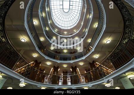 L'intérieur, Bibliothèque Nationale de Finlande, Kansalliskirjasto, Helsinki, Finlande Banque D'Images