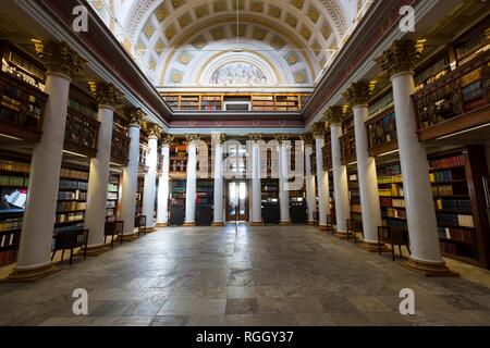 L'intérieur, Bibliothèque Nationale de Finlande, Kansalliskirjasto, Helsinki, Finlande Banque D'Images