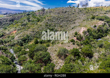 La Periquera cascades de Villa de Leyva Boyaca Colombie en Amérique du Sud Banque D'Images