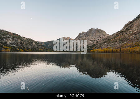 États-unis, Californie, Yosemite National Park, Mammoth Lakes, Silver Lake Banque D'Images