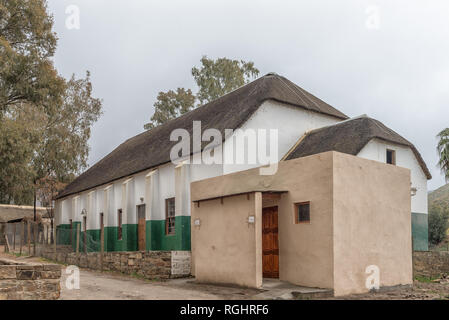 WUPPERTHAL, AFRIQUE DU SUD, le 27 août 2018 : La Mairie de Wupperthal dans les montagnes de Cederberg la Province du Cap Occidental Banque D'Images