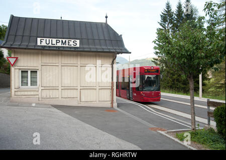 Innsbruck, Straßenbahn, Stubaitalbahn Banque D'Images