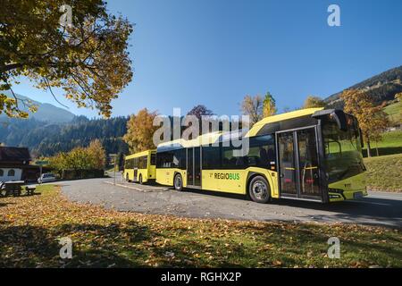 Lienz, Carpostal, Buszug Solaris Banque D'Images