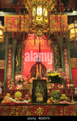 Pak Tai Temple, construit en 1863, Wan Chai, Hong Kong Island, Hong Kong, Chine, Asie Banque D'Images