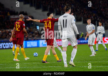 ROMA - 27 nov., 2018 : Gareth Bale 11. AS Roma - Real Madrid. L'UEFA Champions League. La phase de groupe. Journée 5. Stadio Olimpico Banque D'Images