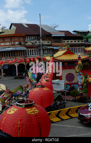 Chinatown à singkawang indonésie Banque D'Images