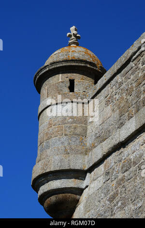 Fort National par Vauban à Saint-Malo, Bretagne, Bretagne, Ille-et-Vilaine, France, Europe Banque D'Images
