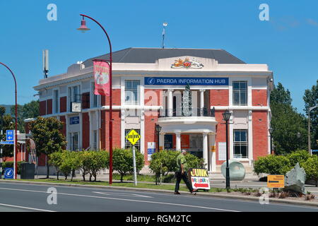 Ancien bureau de poste à Paeroa, Nouvelle-Zélande Banque D'Images