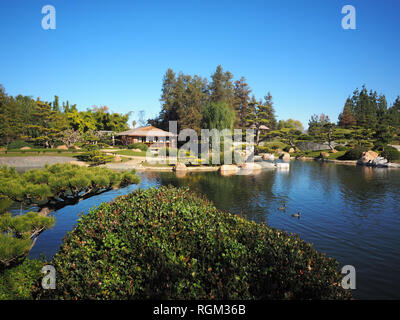 Le Jardin Japonais à Van Nuys, CA, USA Banque D'Images