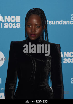 Park City, Utah, USA. 29 janvier, 2019. Lupita Nyong'o participe à la 'Petits monstres' Premiere pendant le Festival du Film de Sundance 2019 au Théâtre Marc le 29 janvier 2019 à Park City, Utah. Photo : imageSPACE/MediaPunch MediaPunch Crédit : Inc/Alamy Live News Banque D'Images