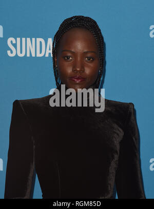 Park City, Utah, USA. 29 janvier, 2019. Lupita Nyong'o participe à la 'Petits monstres' Premiere pendant le Festival du Film de Sundance 2019 au Théâtre Marc le 29 janvier 2019 à Park City, Utah. Photo : imageSPACE/MediaPunch MediaPunch Crédit : Inc/Alamy Live News Banque D'Images