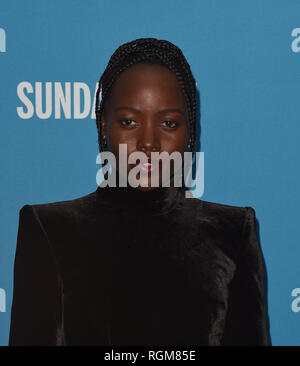 Park City, Utah, USA. 29 janvier, 2019. Lupita Nyong'o participe à la 'Petits monstres' Premiere pendant le Festival du Film de Sundance 2019 au Théâtre Marc le 29 janvier 2019 à Park City, Utah. Photo : imageSPACE/MediaPunch MediaPunch Crédit : Inc/Alamy Live News Banque D'Images