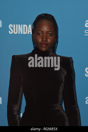 Park City, Utah, USA. 29 janvier, 2019. Lupita Nyong'o participe à la 'Petits monstres' Premiere pendant le Festival du Film de Sundance 2019 au Théâtre Marc le 29 janvier 2019 à Park City, Utah. Photo : imageSPACE/MediaPunch MediaPunch Crédit : Inc/Alamy Live News Banque D'Images