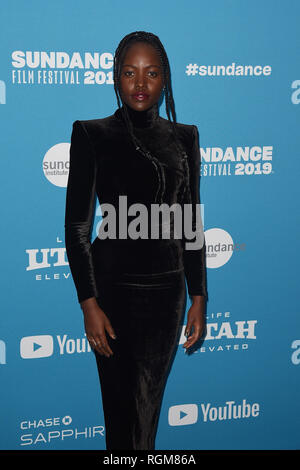 Park City, Utah, USA. 29 janvier, 2019. Lupita Nyong'o participe à la 'Petits monstres' Premiere pendant le Festival du Film de Sundance 2019 au Théâtre Marc le 29 janvier 2019 à Park City, Utah. Photo : imageSPACE/MediaPunch MediaPunch Crédit : Inc/Alamy Live News Banque D'Images