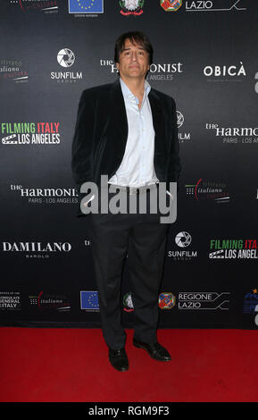 Westwood, ca. 29 janvier, 2019. Vincent Spano, à filmer l'Italie à la Soirée d'ouverture de l'Institut culturel italien à Westwood, en Californie le 29 janvier 2019. Credit : Faye Sadou/media/Alamy Punch Live News Banque D'Images