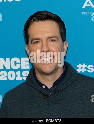 Park City, Utah, USA. 29 janvier, 2019. Ed Helms au niveau des arrivées pour les animaux en première mondiale au Festival du Film de Sundance en 2019, le MARC Théâtre, Park City, UT 29 Janvier, 2019. Credit : JA/Everett Collection/Alamy Live News Banque D'Images