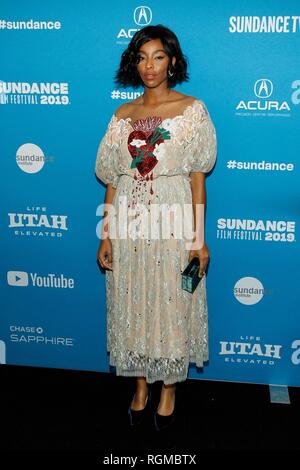 Park City, Utah, USA. 29 janvier, 2019. Jessica Williams aux arrivées pour les animaux en première mondiale au Festival du Film de Sundance en 2019, le MARC Théâtre, Park City, UT 29 Janvier, 2019. Credit : JA/Everett Collection/Alamy Live News Banque D'Images