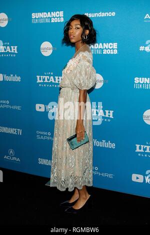 Park City, Utah, USA. 29 janvier, 2019. Jessica Williams aux arrivées pour les animaux en première mondiale au Festival du Film de Sundance en 2019, le MARC Théâtre, Park City, UT 29 Janvier, 2019. Credit : JA/Everett Collection/Alamy Live News Banque D'Images