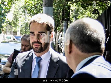 Sao Paulo, Brésil. 30Th Jan, 2019. Dans la photo le gouverneur Eduardo Leite, de Rio Grande do Sul, arrive pour l'événement. Credit : Crédit : Foto Arena LTDA/Alamy Live News Banque D'Images