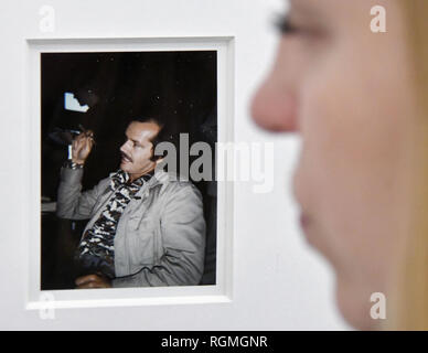 Londres, Royaume-Uni. 30Th Jan, 2019. Andy Warhol Polaroid de Jack Nicholson (1971), Bastian Andy Warhol galerie photos Polaroid, l'exposition d'ouverture de la Gallery à Londres, pour l'exécution de l'espace 2 février au 13 avril 2019, une série de plus de 60 l'auto-portrait et photographies Polaroid portrait d'Andy Warhol, dont certaines sont exposées pour la première fois, montrent les artistes, les acteurs, les politiciens et les amis de son entourage d'usine d'excentrique. Credit : Nils Jorgensen/Alamy Live News Banque D'Images