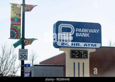 Chicago, USA. 30Th Jan, 2019. Une lecture de température est vu à Chicago, États-Unis, le 30 janvier 2019. Chicago's record de la température la plus froide a volé en éclats mercredi que le vortex polaire a frappé la plus grande ville dans le Midwest des États-Unis, selon le National Weather Service (NWS). Crédit : Patrick Gorski/Xinhua/Alamy Live News Banque D'Images